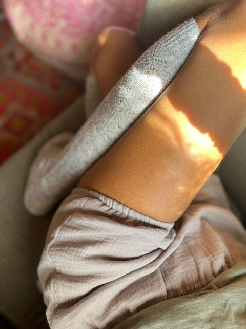 Mocha Tetra Yoga Shorts